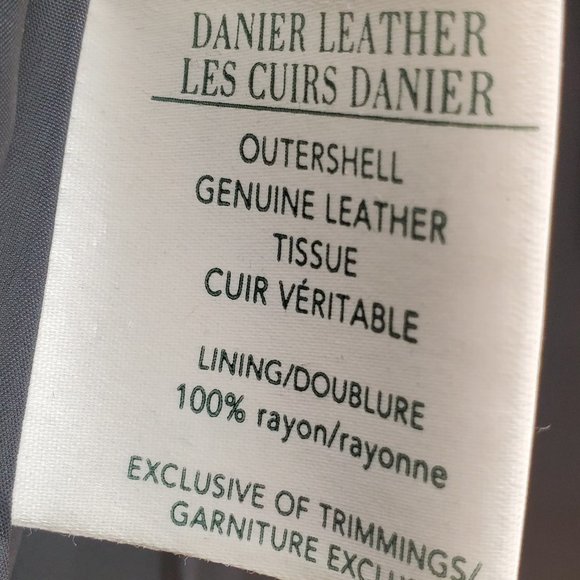 DANIER COUTURE BROWN SOFT LEATHER JACKET, SIZE SMALL - Picture 11 of 11